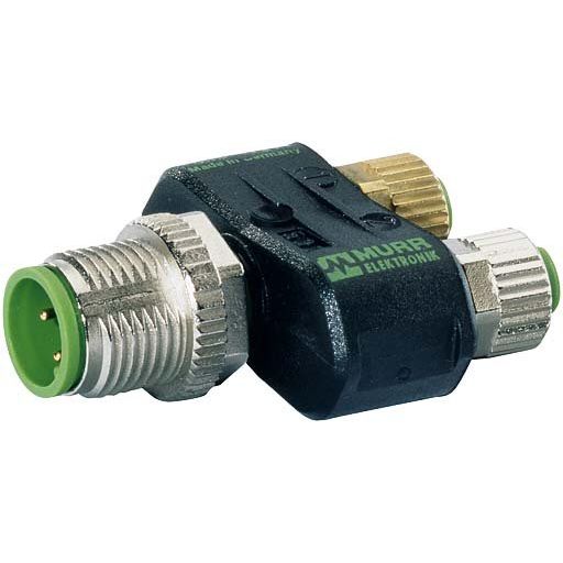 Murrelektronik - Sensor-Aktor-Adapter T-Stück SlimLine 7000-41211-0000000 M12-St.4p/2xM8-Bu.3p