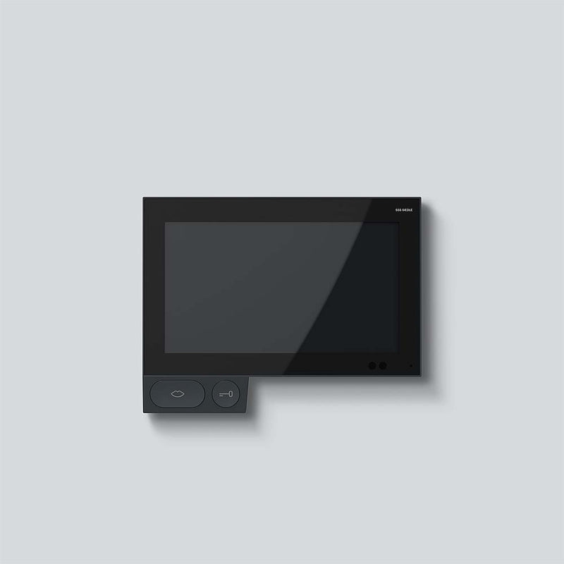 Siedle&Söhne - Innenstation für Türkommunikation A/V Innenstation Axiom A 180-10 S Schwarzgrau