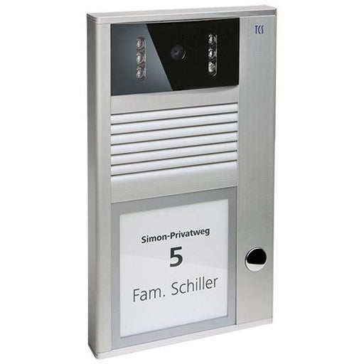 TCS Tür Control - Türstation für Türkommunikation Video Außenstation AVC11010-0010 1Taste 1-reih.AP si
