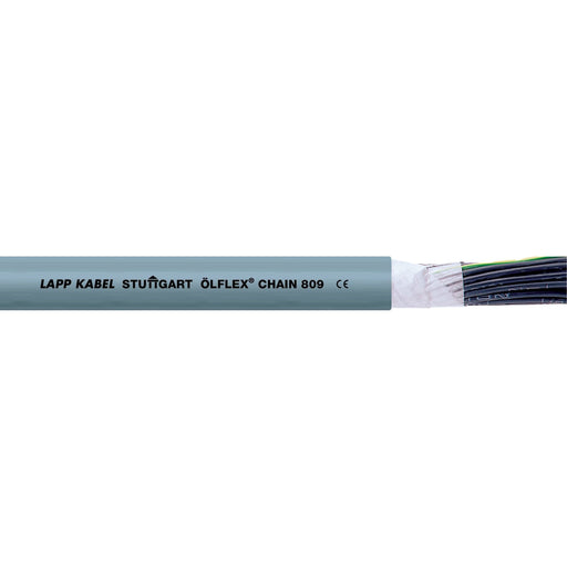 Lapp Kabel&Leitung - Energiekabel < 1 kV, für ortsveränderlichen Einsatz ÖLFLEX CHAIN 809 5G0,5 1026703
