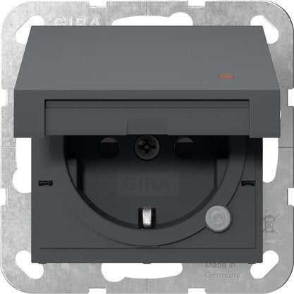 Gira - Steckdose KD 455228 Anthrazit