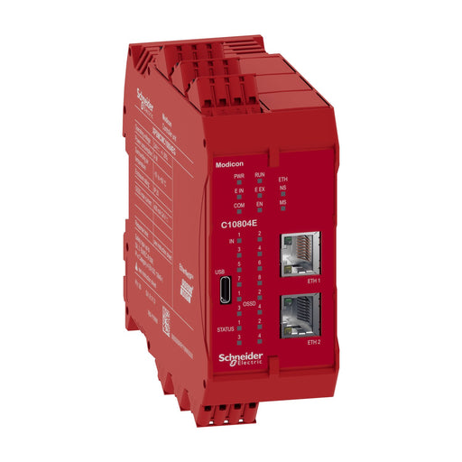 Schneider Electric - Gerät zur Überwachung von sicherheitsgerichteten Stromkreisen Sich-Controller CPU2 XPSMCMC10804BEG 8E 4A MpFb Rs Fz