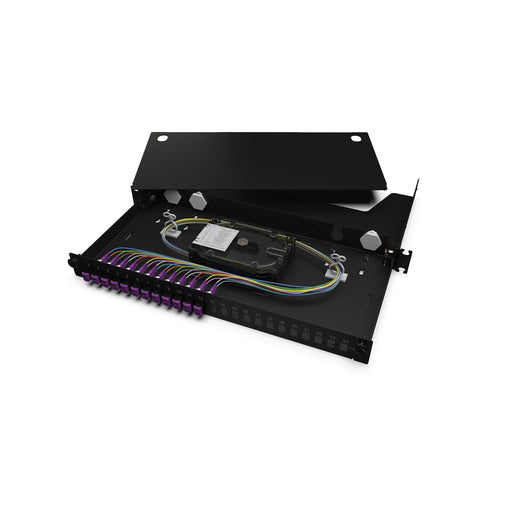 Corning - Patchpanel LWL LANSCAPE Spleißbox LAN1 LAN1-24AV-PGTL-B 12xLCD OM3/4 PGTL sw