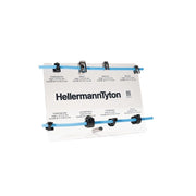 HellermannTyton - Kabelbinder Befestigungsbinder T50ROSEC5A PA66W schwarz − 500 Stück