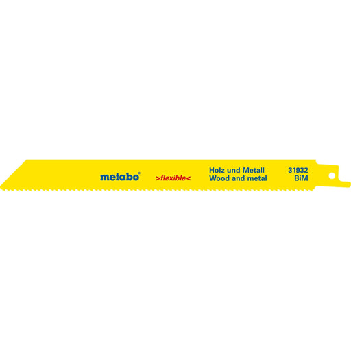 Metabowerke - Sägeblatt Sortiment Sägeblatt Säbel 625497000 Holz+Metall200x0,9mm