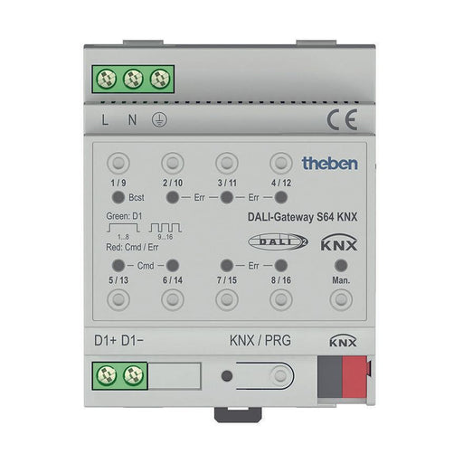 Theben - Bussystem-Systemschnittstelle/Medien-Gateway Schnittstelle 1-Kanal DALI-Gateway S64 KNX