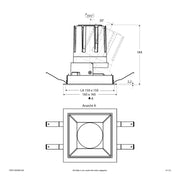 EVN Lichttechnik - Downlight/Strahler/Flutlicht LED-Einbauleuchte modular F03R11SM3830L24D Konfigurationstype
