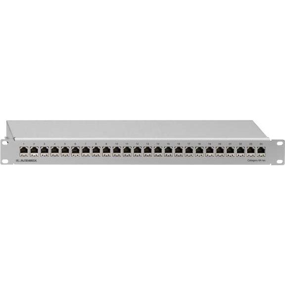 Rutenbeck - Patchpanel Kupfer Patchpanel iso PP-Cat.6A iso-24/1 U Cat.6A 1HE 24xRJ45