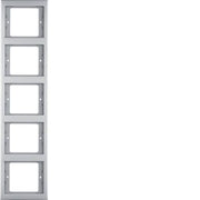 Berker - Abdeckrahmen Rahmen 5f. eds 13537004 senkrecht