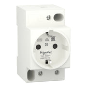 Schneider Electric - Steckdose Reiheneinbau Steckdose A9A15310 16A 2P+E 250V