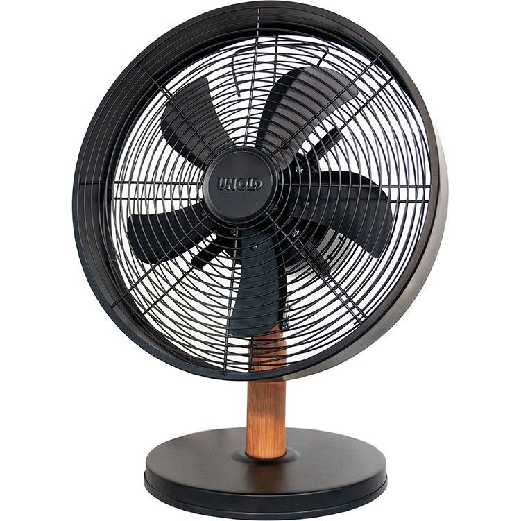 Unold - Umluftventilator Tischventilator 86715 Black Steel