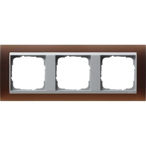 Gira - Abdeckrahmen 3f.opak dbr 021359