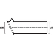 HellermannTyton - Aufteilkappe Warmschrumpfformteil 1129-1-G PO-X BK 3:1, schwarz