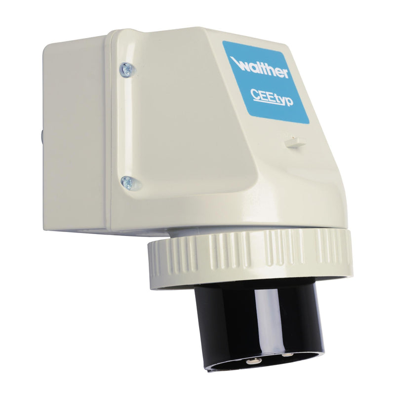 Walther Werke - CEE-Gerätestecker (IEC 60309) Wandgerätestecker 16A 618407 4P 500V 7h IP67