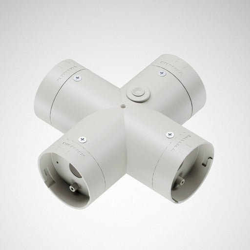 Trilux - Mechanisches Zubehör/Ersatzteile für Leuchten X-Verbinder Tugra X-Conn. Alu 23 grau