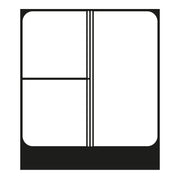 Jung - Abdeckung/Bedienelement für Installationsschalterprogramme Tastensatz 3-fach aws CD 403 TSA WW komplett