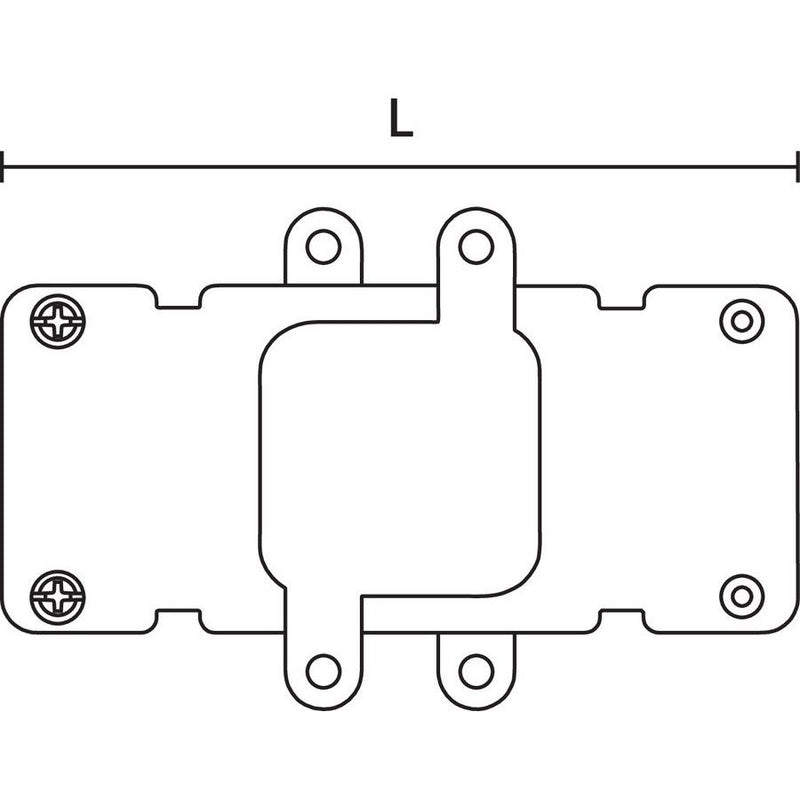 HellermannTyton - Verbindungs-/Übergangsmuffe Gel-Kabelgarnitur Relilight V34 #01657 P2-PA66V0/SI-BK