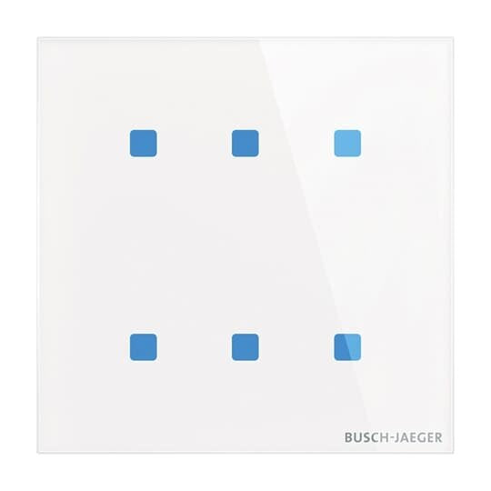 Busch-Jaeger - Bussystem-Tastsensor Touch-Bedienelement TB/U6.4.11-CG 6-fach