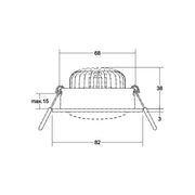 Brumberg Leuchten - Downlight/Strahler/Flutlicht LED-Einbaustrahler 230V 39379183