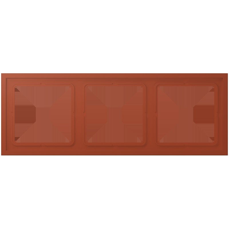 Jung - Abdeckrahmen Rahmen 3-fach LCZ 983 BF 232 locre rouge