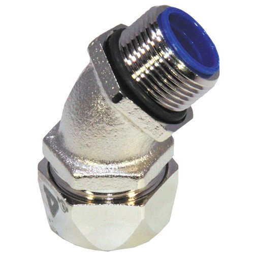 Flexa - Metall-Schutzschlauch-Verschraubung Winkel-Verschraubung EW45-P 0611.000.029 Pg29, Metall − 5 Stück