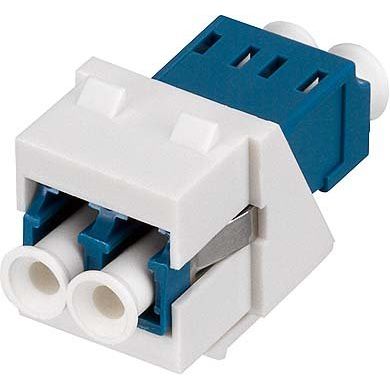 Rutenbeck - LWL-Kupplung LC-D Keystone Modul KMK-LC-DOS2APC gn sw SM, OS2 APC gn, sw