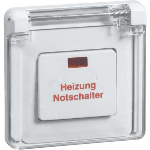 Peha - Installationsschalter Heizung-Notschalter ws D 81.516 V K HN 1-pol.Universal