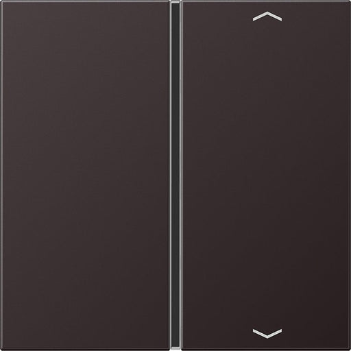 Jung - Abdeckung/Bedienelement für Installationsschalterprogramme Taste 1-fach AL 2401 TSAP D Symbole Auf/Ab − 1 Stück