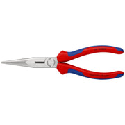 Knipex - Flachzange Flachrundzange 26 12 200 mit Schneide, 200mm
