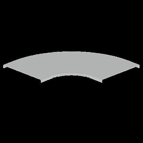 Unex - Deckel Bogen für Kabeltragsystem Abdeckung Bogen 90° grau 66311-48 300 U48X RAL7038 − 2 Stück