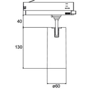 Brumberg Leuchten - Downlight/Strahler/Flutlicht LED-Schienenstrahler 88713174DA 4000K