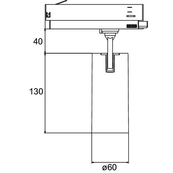 Brumberg Leuchten - Downlight/Strahler/Flutlicht LED-Schienenstrahler 88713174DA 4000K