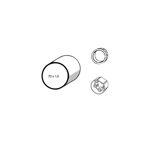 Somfy - Zubehör/Ersatzteile für Tor-/Rollladenantriebe Adapter 9701129 LS/LT 60 70x1,5/2,0