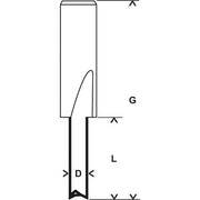 Bosch - Fräser Nutfräser Expert for Wood, 2608629354 Voll-Carbide 8 mm D1