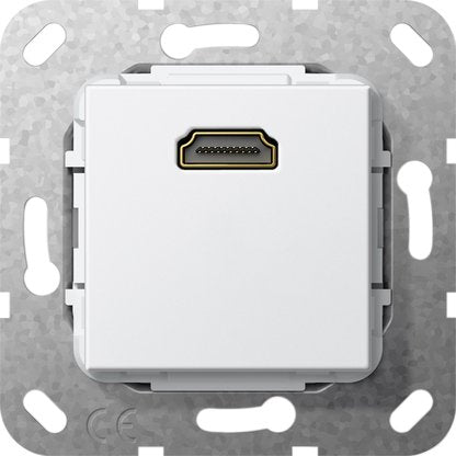 Gira - Einsatz/Abdeckung für Kommunikationstechnik HDMI Kabelpeitsche 567003 rws