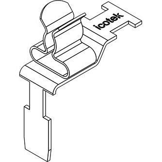 Icotek - Schirmanschlussklemme Schirmklemme STFZ - SP / SKL 3-6 − 10 Stück