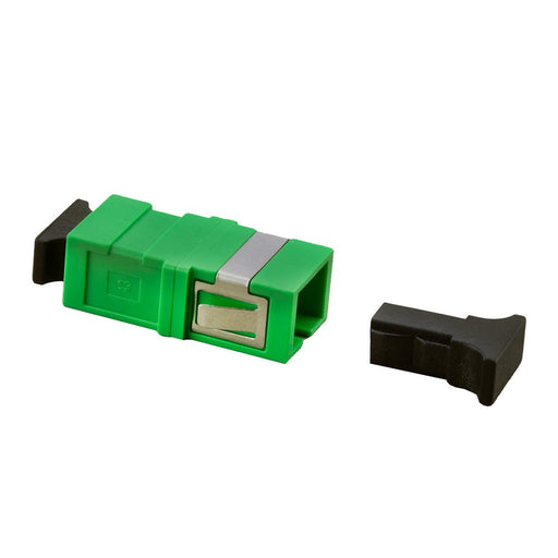 E+P Elektrik - LWL-Kupplung SC/APC Doppelkupplung GFA 2 mStaubschutzkappe,gn