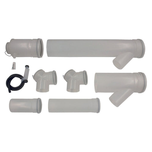 Vaillant - Einwandiges Abgasformstück 2 Anschlüsse Basis-Anschluss-Set 0020151155 2er Kask.200/20