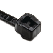 HellermannTyton - Kabelbinder T18ROS PA66W BK 100 100x2,5mm − 175000 Stück