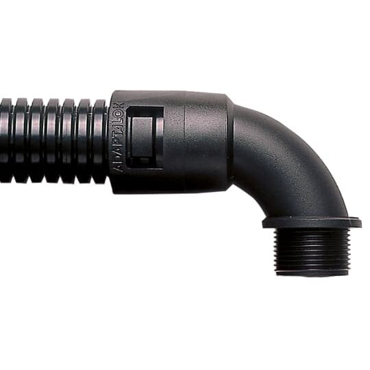 ABB Stotz S&J T&B - Kunststoff-Wellschlauch-Verschraubung Verschraubung 90Gr-Bogen AL21/PG13/C90/BL Nm21 PG13 Polyamid − 10 Stück