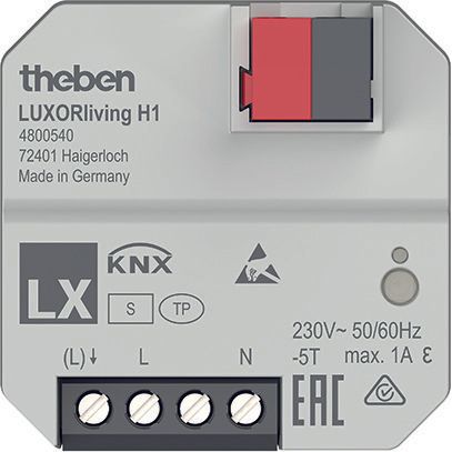 Theben - Bussystem-Heizungsaktor Heizungsaktor LUXORliving H1 1-fach UP