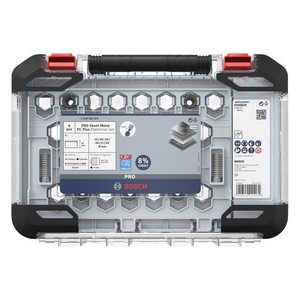 Bosch - Werkzeugset PRO Sheet Metal PC Plus 2608594474VE(8) Lochsäge-Set 20 29