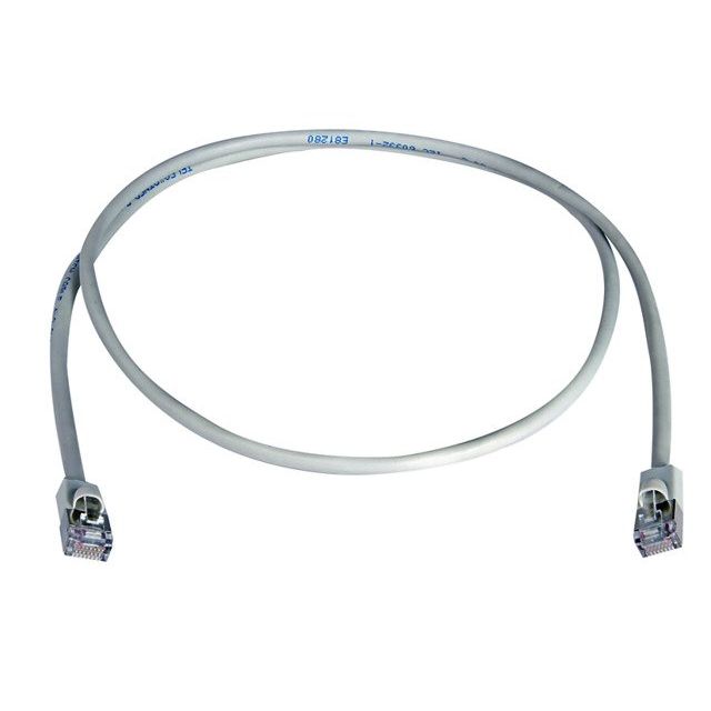 Telegärtner - Patchkabel Kupfer Patchkabel F/UTP C.5e 2,0m 100008328 gr, FS100, 1:1