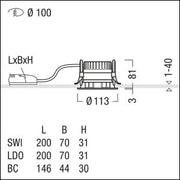 Zumtobel Group - Downlight/Strahler/Flutlicht LED - Downlight PANOS R  #62927286 930