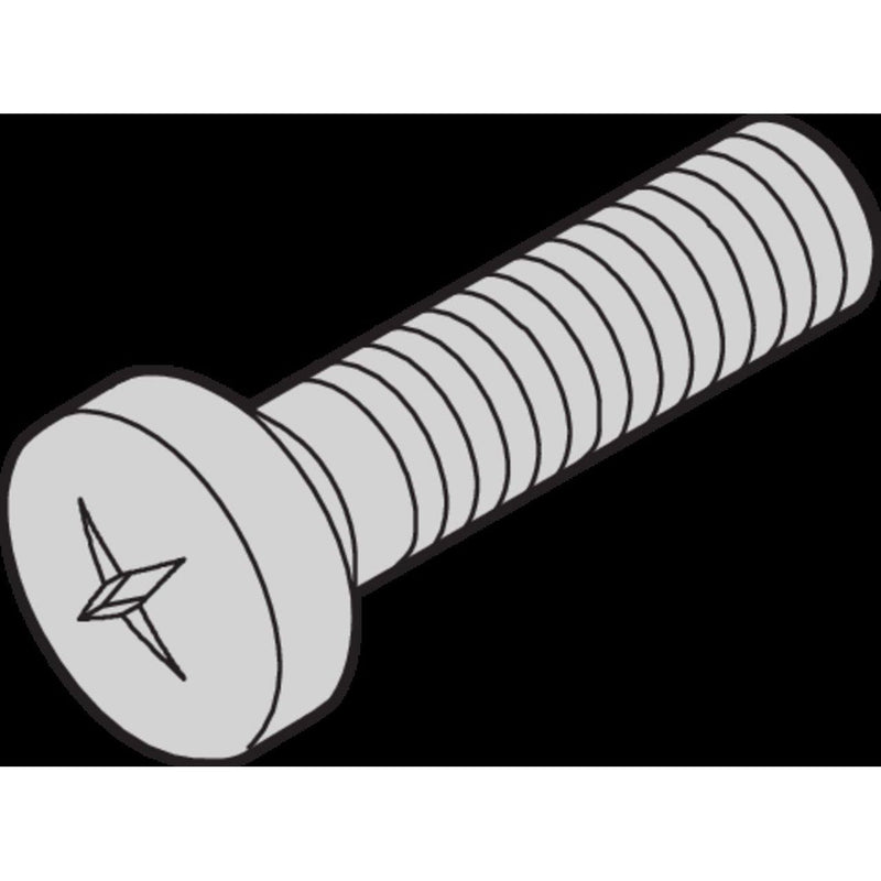 Schroff - Schraubbefestigungset Linsenkopfschraube 21101219 (VE100) Kreuzschlitz M2,5x6 − 15 Packung