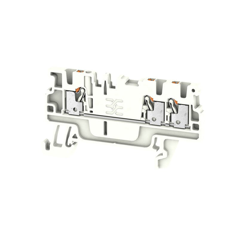 Weidmüller - Durchgangs-Reihenklemme Klemme A3C 1.5 WT PUSH IN, 1.5 mm² − 50 Stück