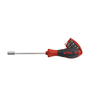 Wiha - Bit-Schraubendreher Schraubendreher+BitMagazin SB38090101 mit 8 Bits 1/4"