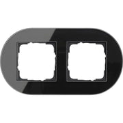 Gira - Abdeckrahmen 2f. sw 0212135