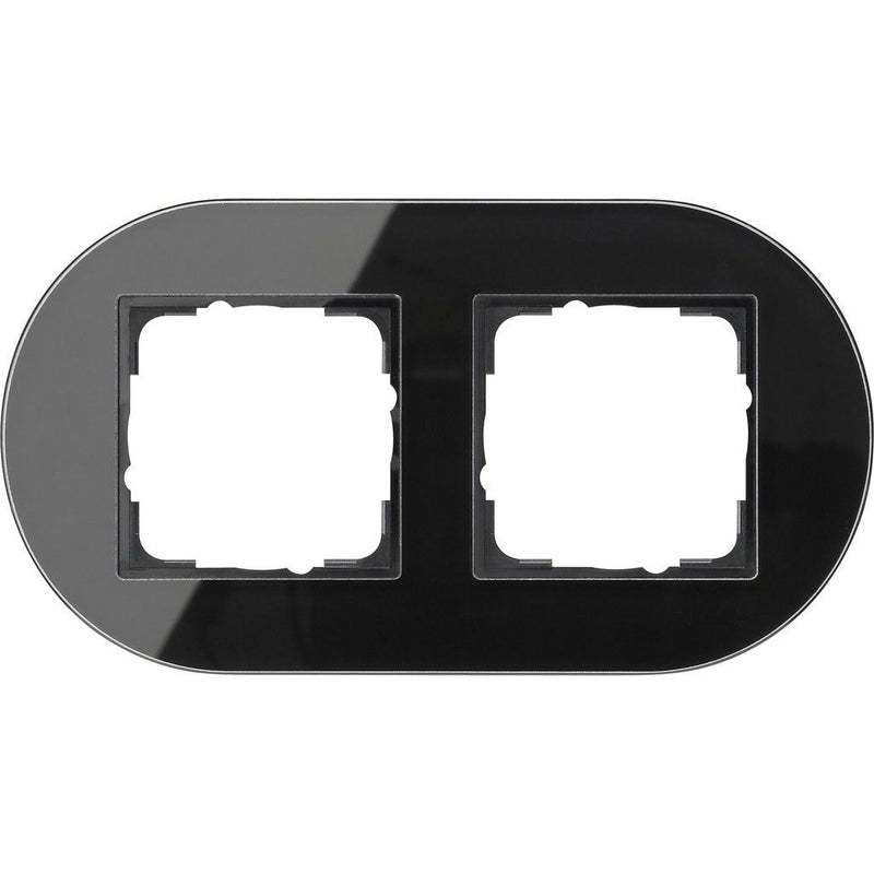 Gira - Abdeckrahmen 2f. sw 0212135