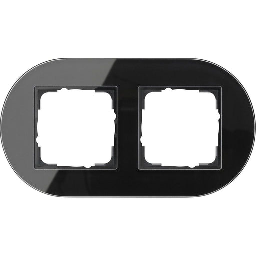 Gira - Abdeckrahmen 2f. sw 0212135